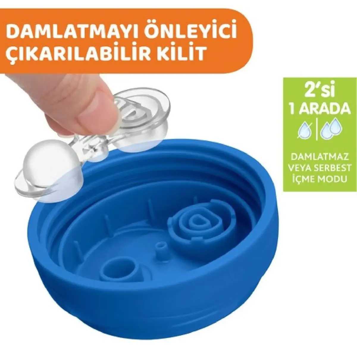 Chicco Yarı Yumuşak Uçlu Alıştırma Bardağı 6+ Ay Erkek