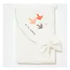 Bibaby Organik Havlu Örme Tiny Birds Ekru - Yeşil