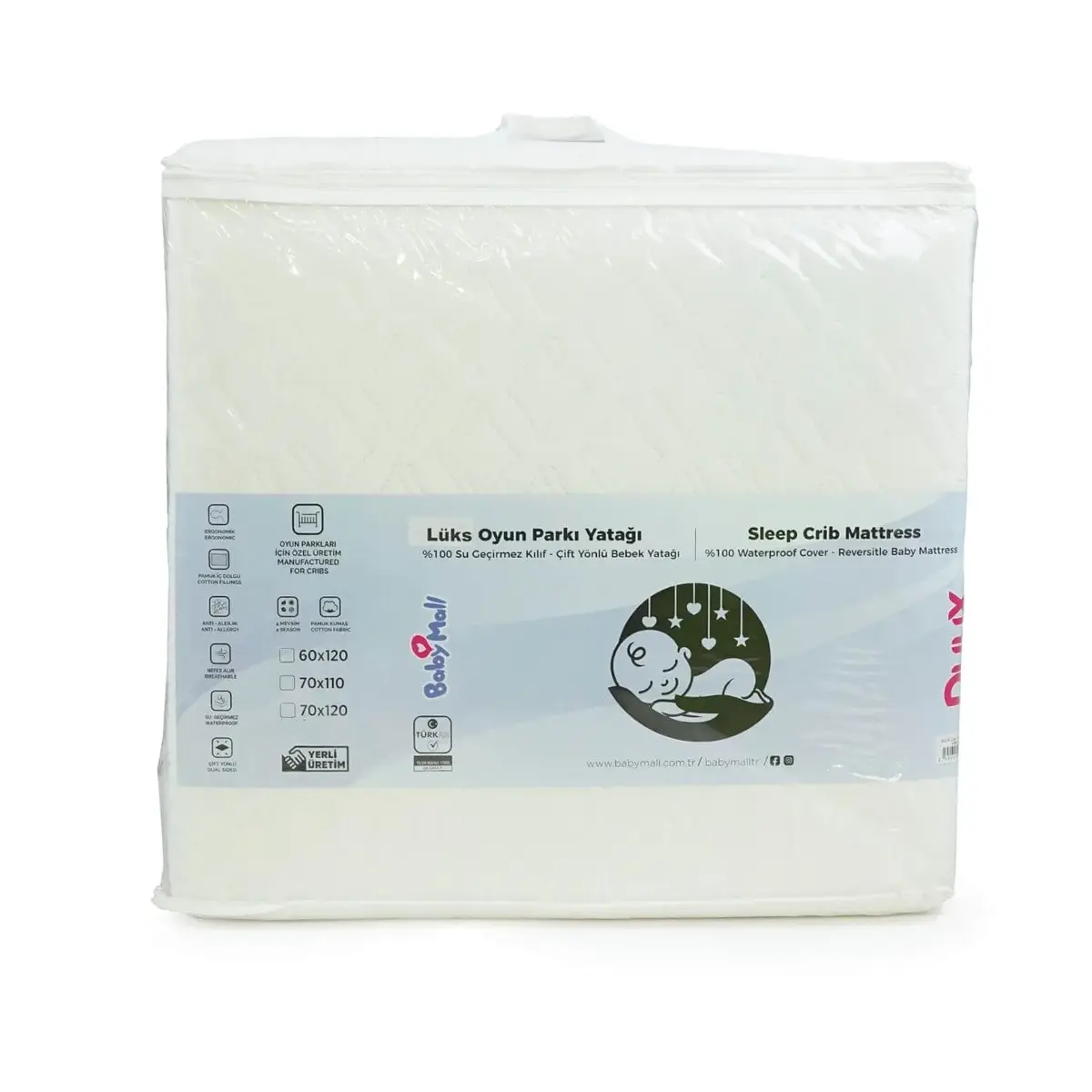 Duux Lux Pamuk Yatak 70X120 cm