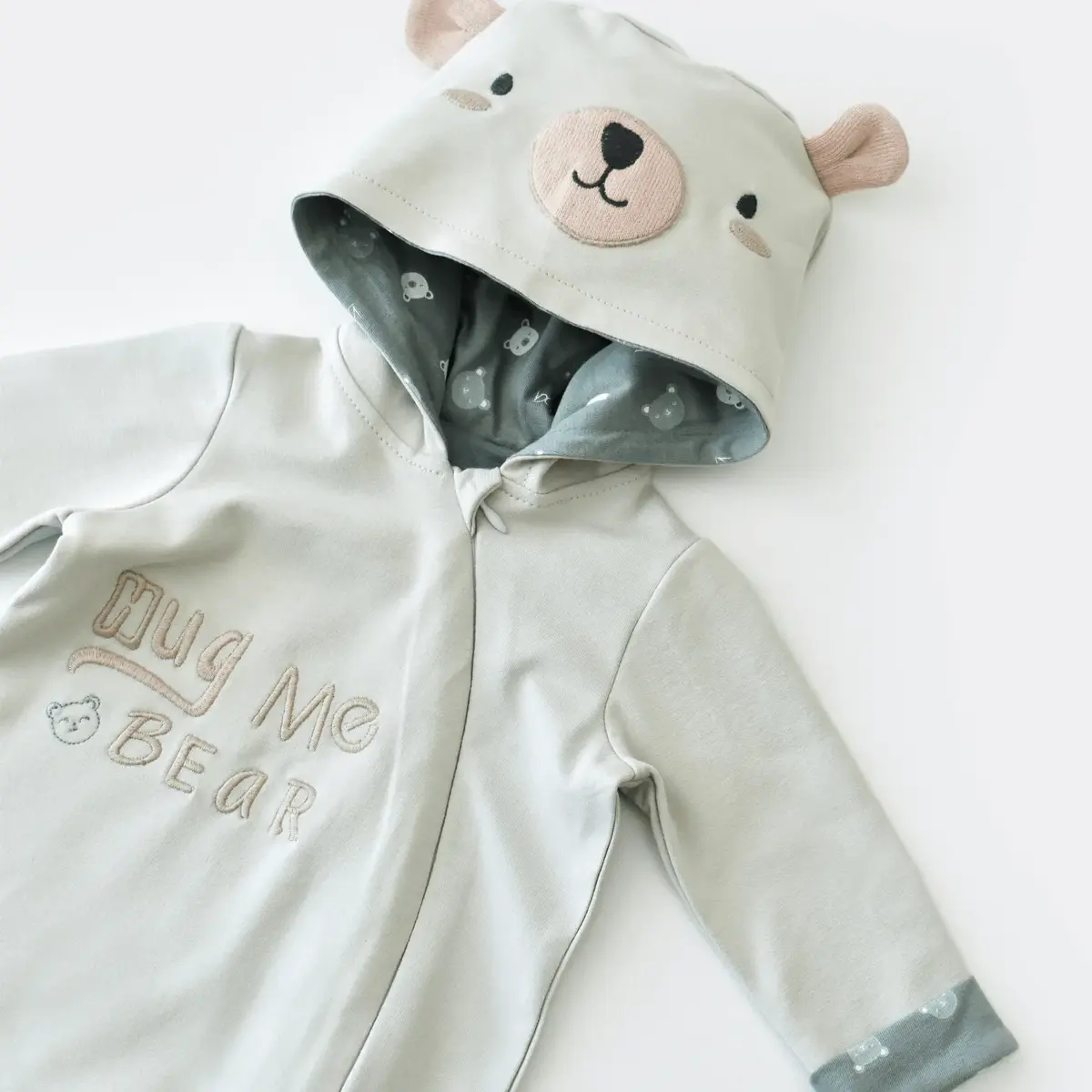 Bibaby Organik Tulum Hug Me Bear Yeşil