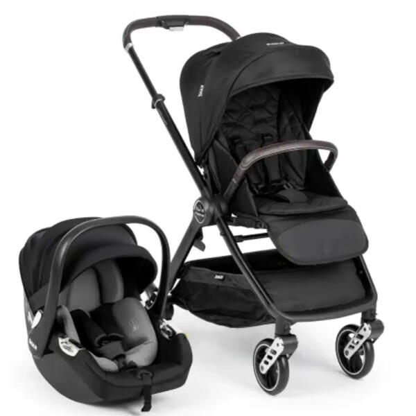 Kanz X-Go Ultimate Travel Sistem Bebek Arabası Silver Siyah