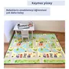 Coolmats Yeşil Parkur-Bulutlar ve Dağlar Oyun Halısı 140x200x1