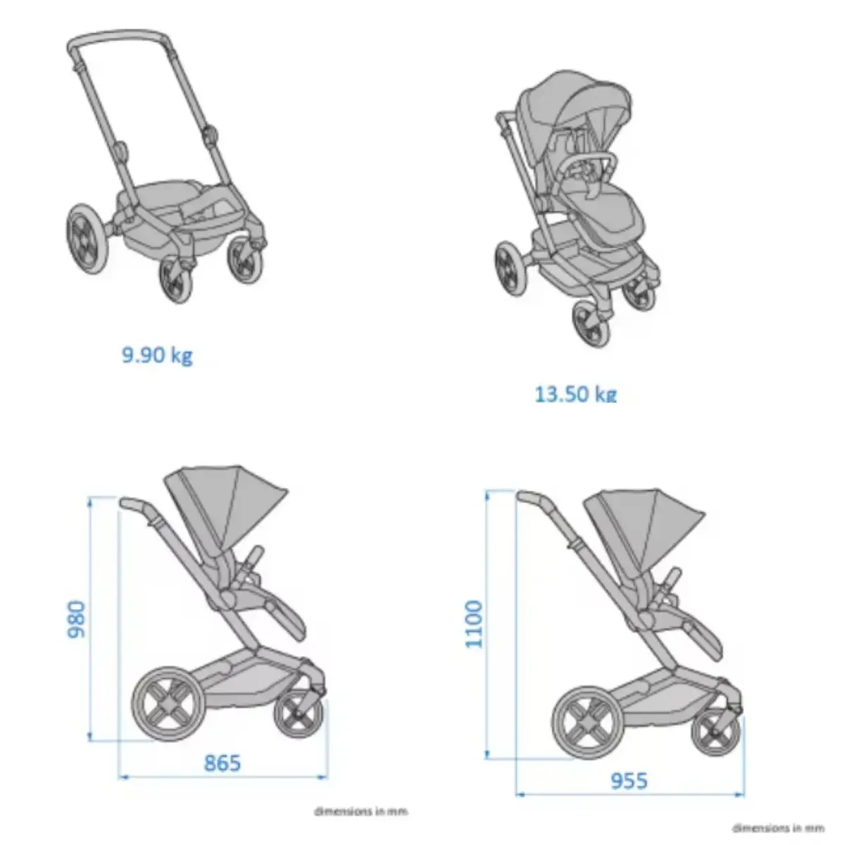 Maxi-Cosi Fame Bebek Arabası Twillic Graphite 