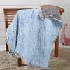 Mixi Baby Müslin Battaniye İçi Dolgulu 100x120cm Mavi