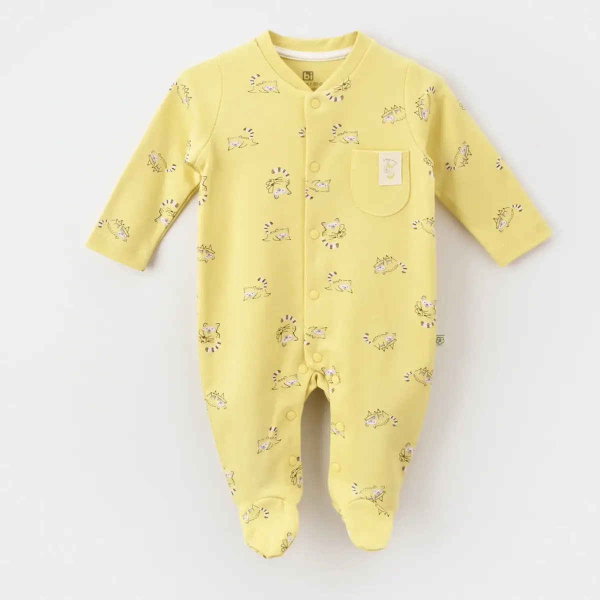 Bibaby Organik Tulum Baby Racoon Lemon Grass