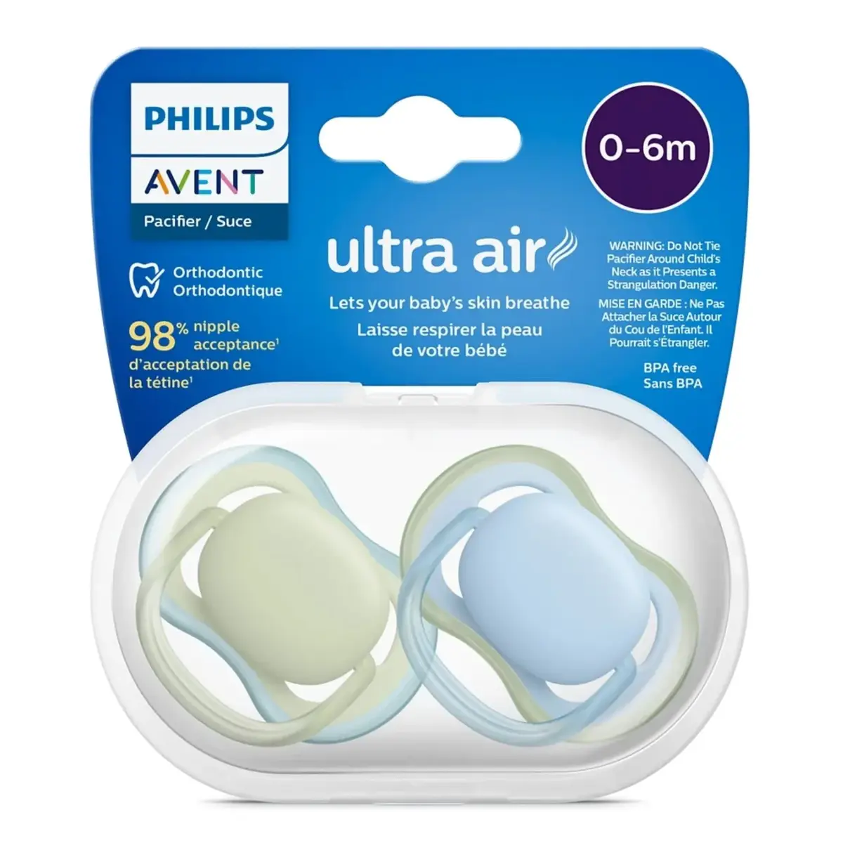 Philips Avent SCF085/16 Ultra Air Emzik 2li 6-18 Ay