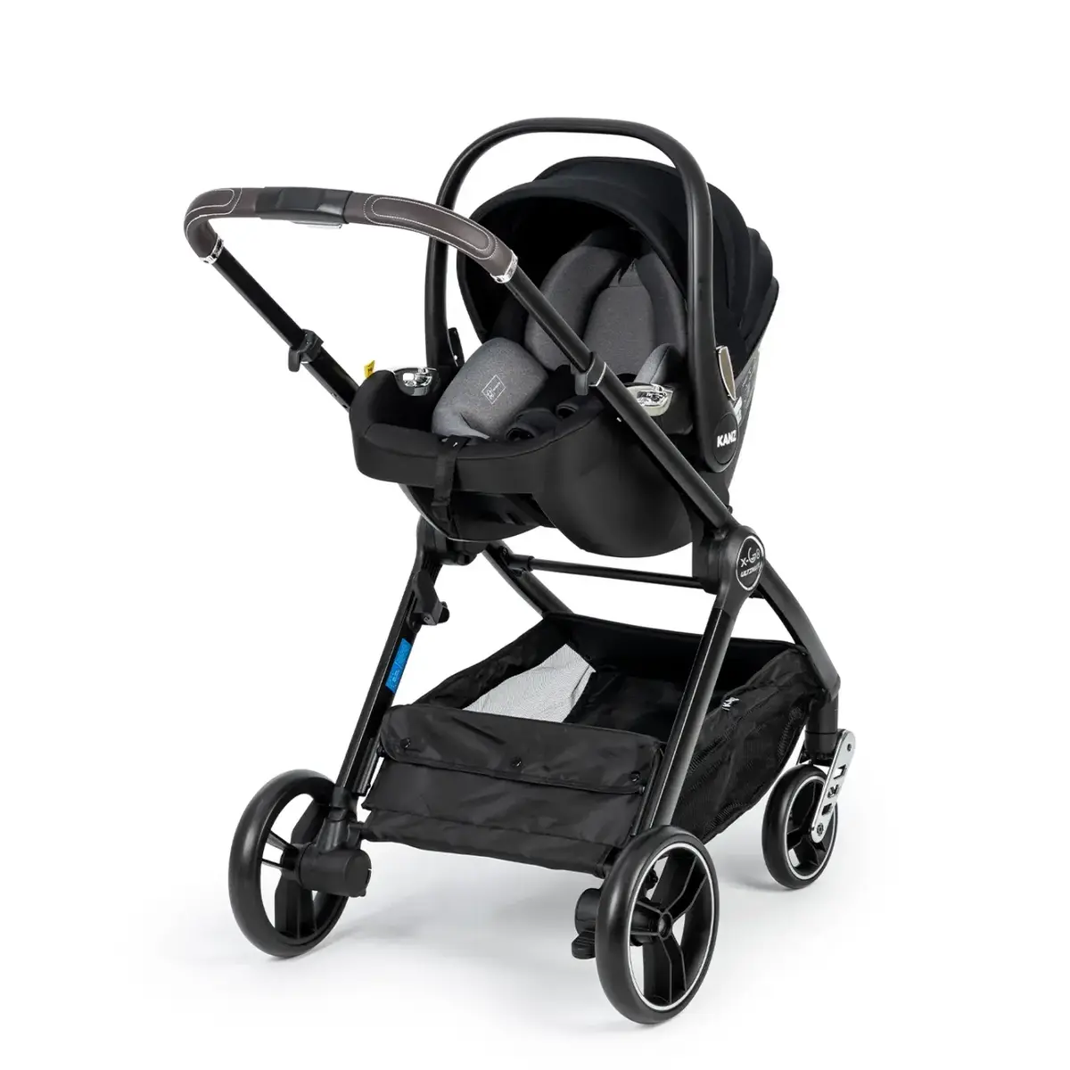 Kanz X-Go Ultimate Travel Sistem Bebek Arabası Silver Siyah