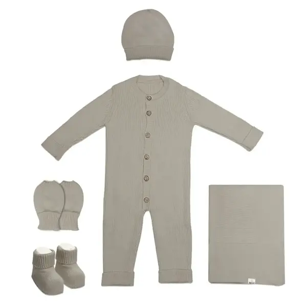 Bistyle Hastane Çıkışı 5li Triko Knidted Style Haki