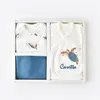 Bibaby Organik Zıbın Takımı Caretta In Live Prematüre Ekru - İndigo