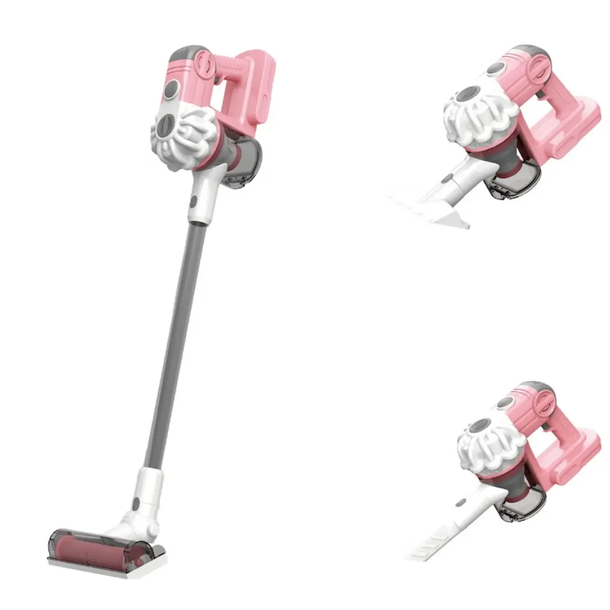 Vardem Dikey Elektrik Süpürgesi Pembe 3 in1 Ekranlı Kutu