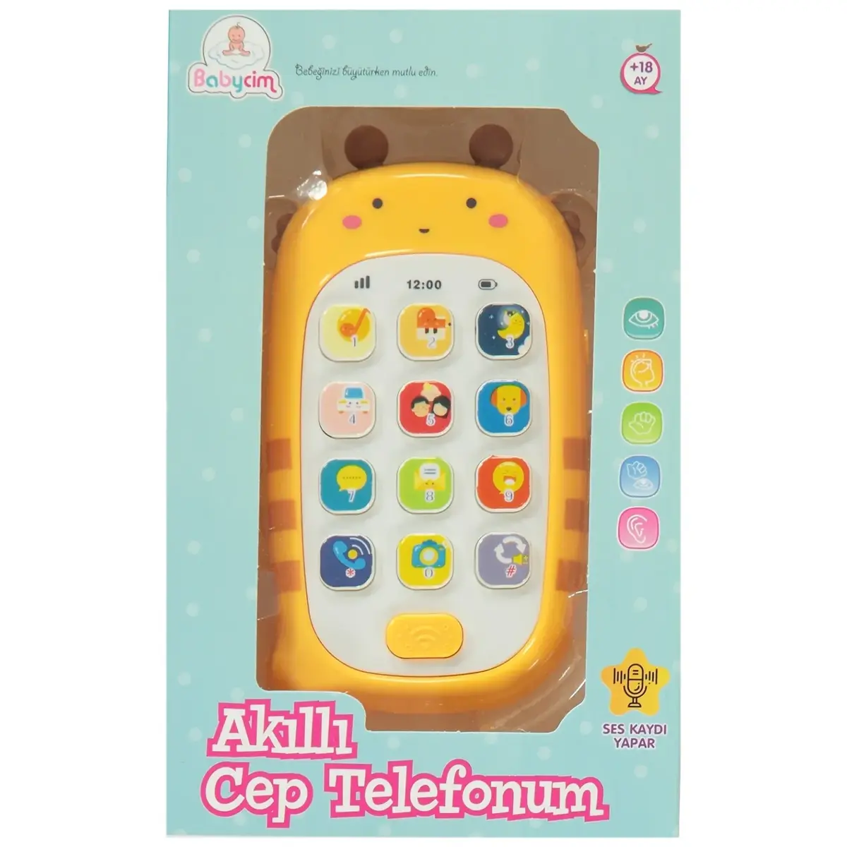 Babycim Ses Kaydeden Neşeli Telefonı
