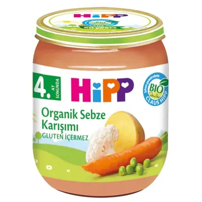 Hipp Organik Sebze Karışımı 125 gr