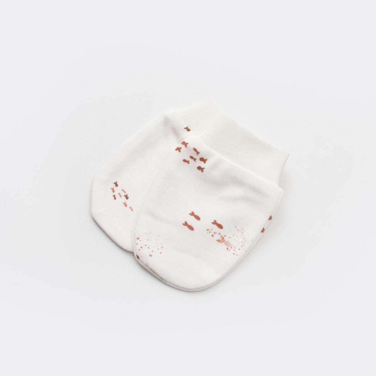Bibaby Organik Eldiven 2li Magic Starfish Latte