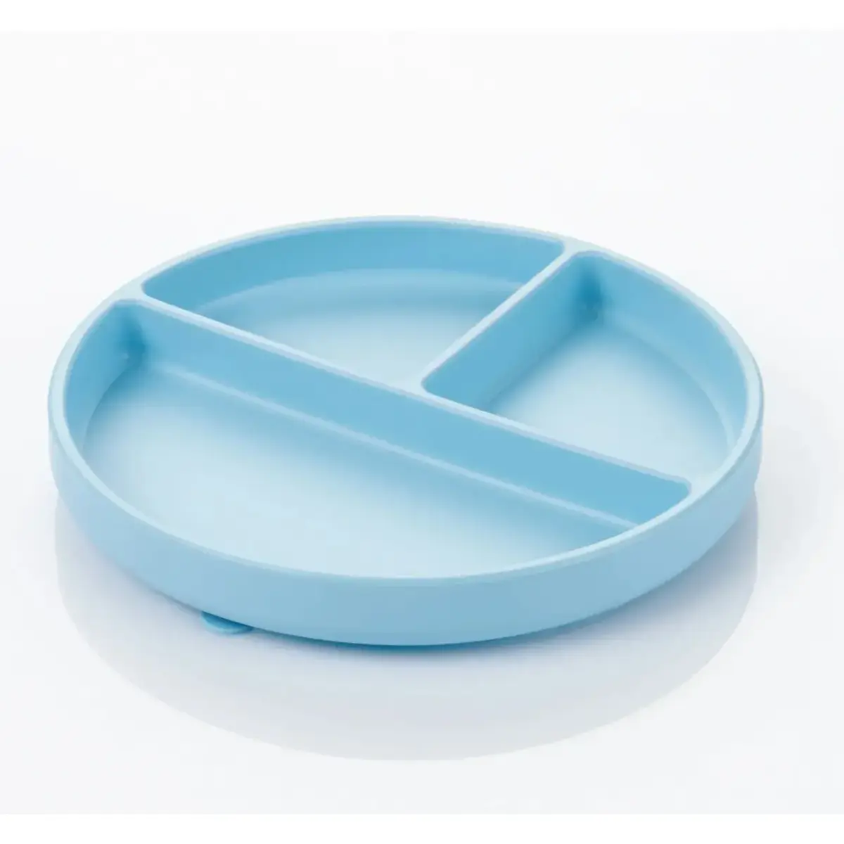 BM Care Porsiyon Vakumlu Mama Tabağı-Mavi