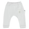 Bibaby Organik Pantolon Patiksiz Basic Nature Beyaz