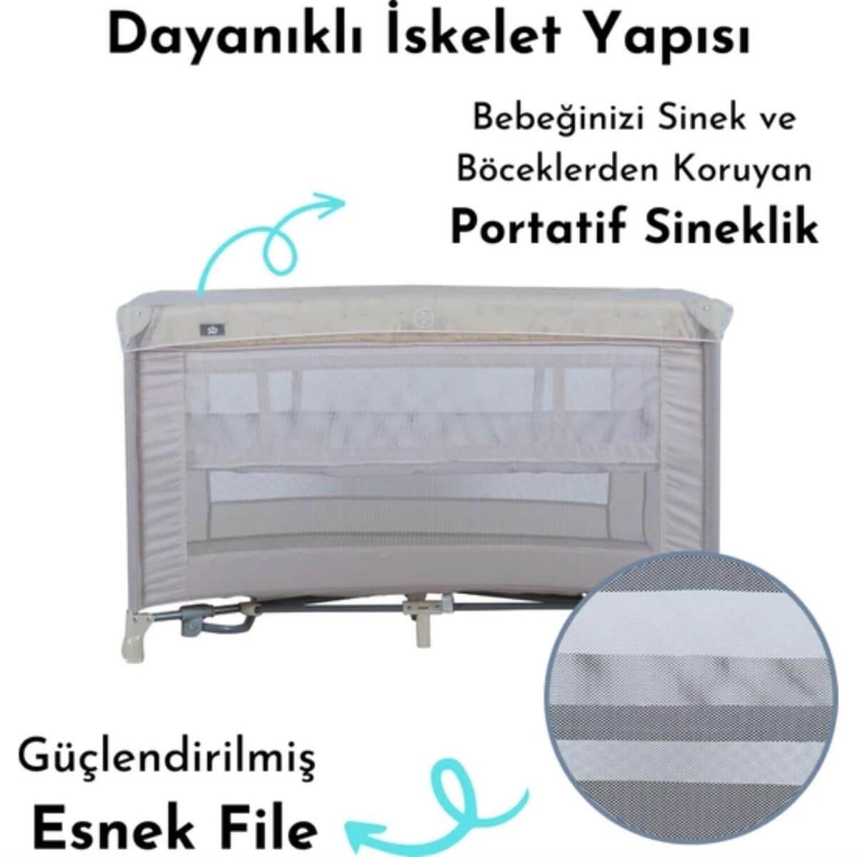 Sunny Baby 9156 Seul Oyun Parkı 70x120 cm Bej