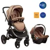Kraft Fit Travel Sistem Bebek Arabası Kahverengi