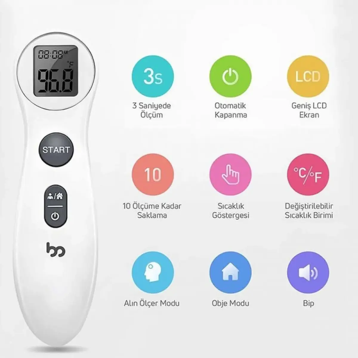 Femometer ET-306 Temassız Ateş Ölçer