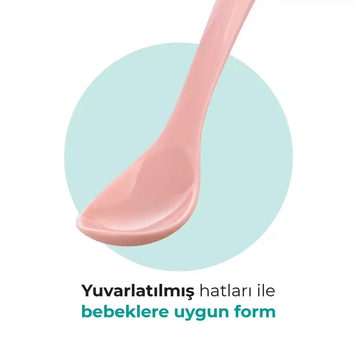 Mamajoo Beslenme Kaşığı ve Saklama Kutusu Powder Pink