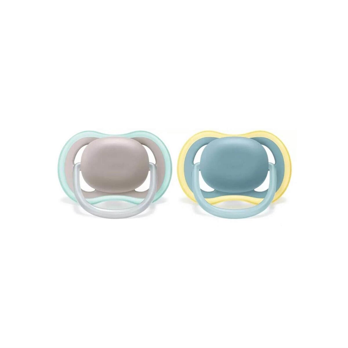 Philips Avent SCF349/01 Ultra Air Silikon Emzik 2li 18+ Ay Nighttime Renkli