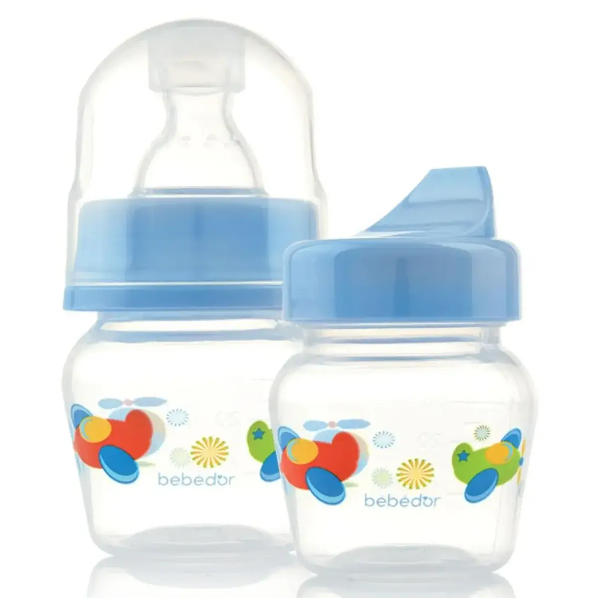 Bebedor Silikon Emzikli Çok Amaçlı PP Biberon 30 ml 0+ Ay