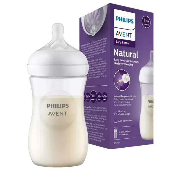 Philips Avent Doğal Tepkili PP Biberon 260ml 1+ Ay