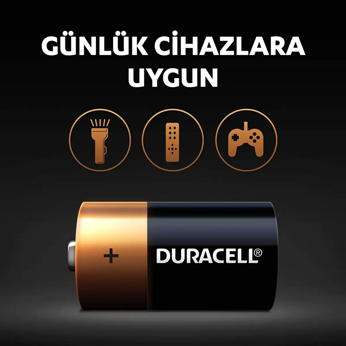 Duracell C Orta Boy Pil 2 li