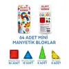 Clixy Advance Pack Mini Manyetik Bloklar Travel Set 64 Parça