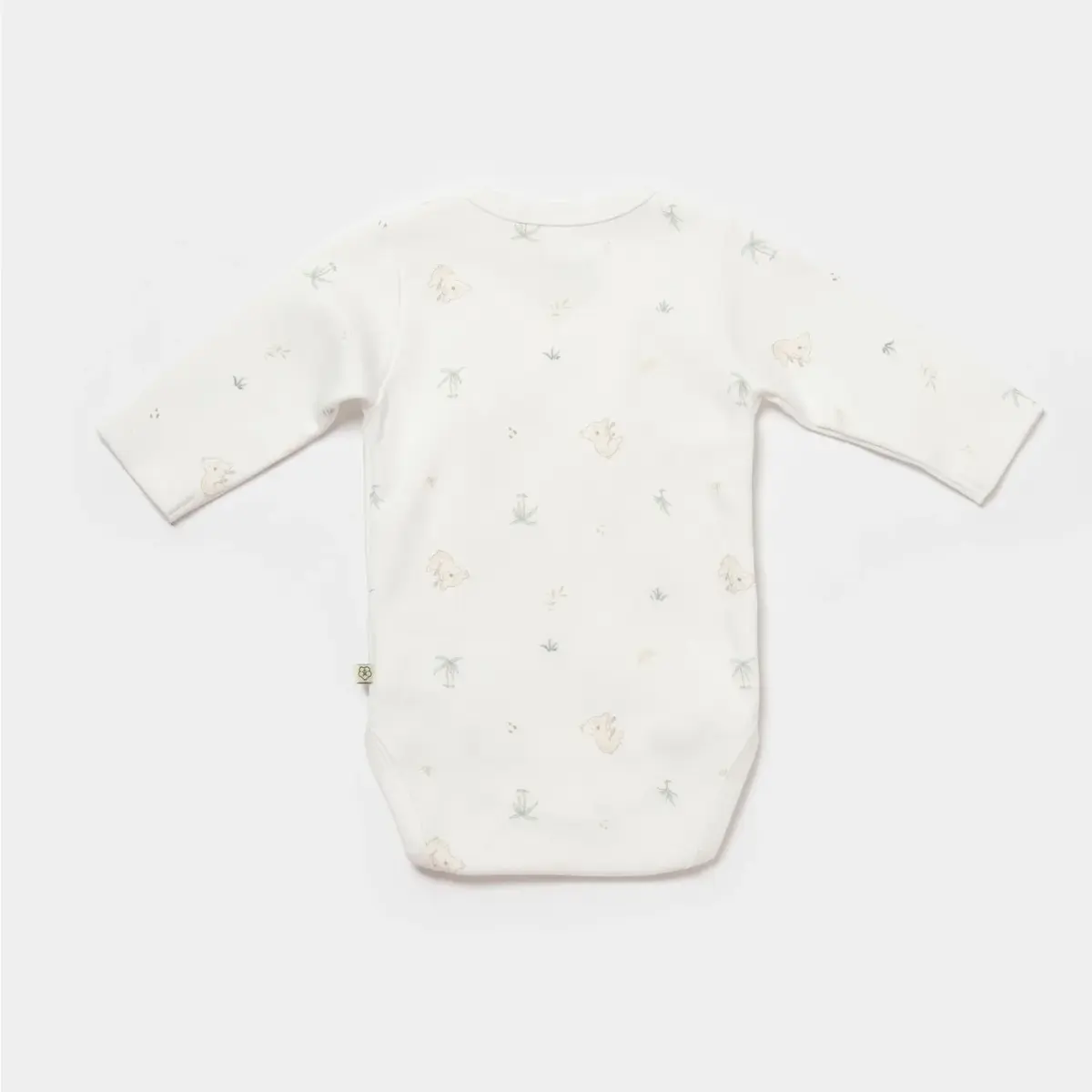Bibaby Organik Body Kruvaze Koala Jungle Mint