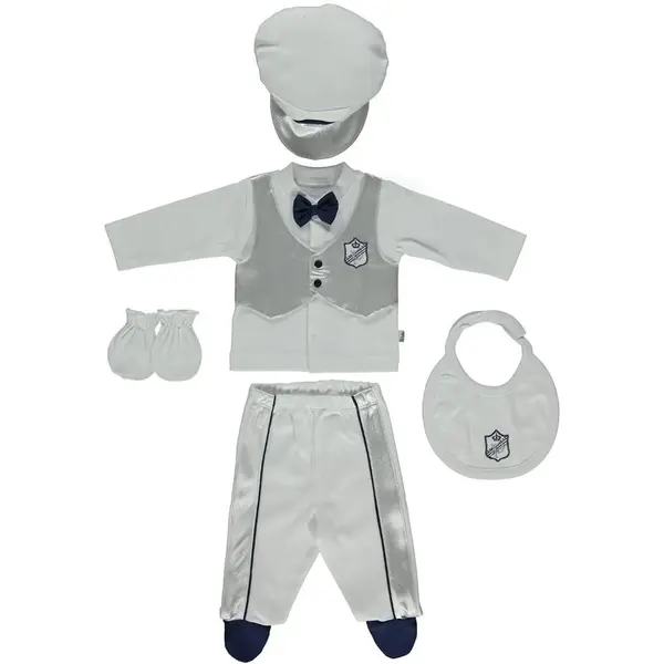Bebetto Hastane Çıkışı 5li Penye Groom Lacivert