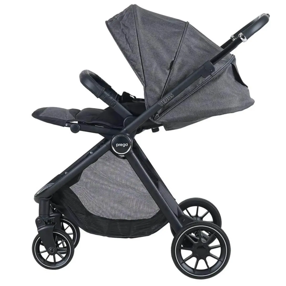 Prego 2028 Venüs Travel Sistem Bebek Arabası Gri