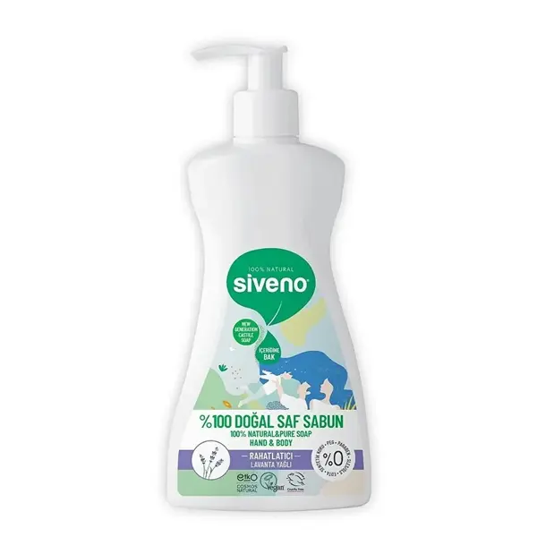 Siveno %100 Lavanta Yağlı Doğal Sıvı Sabun 300ml