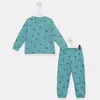 Ella Bonna Pijama Takımı Mavi Gemi