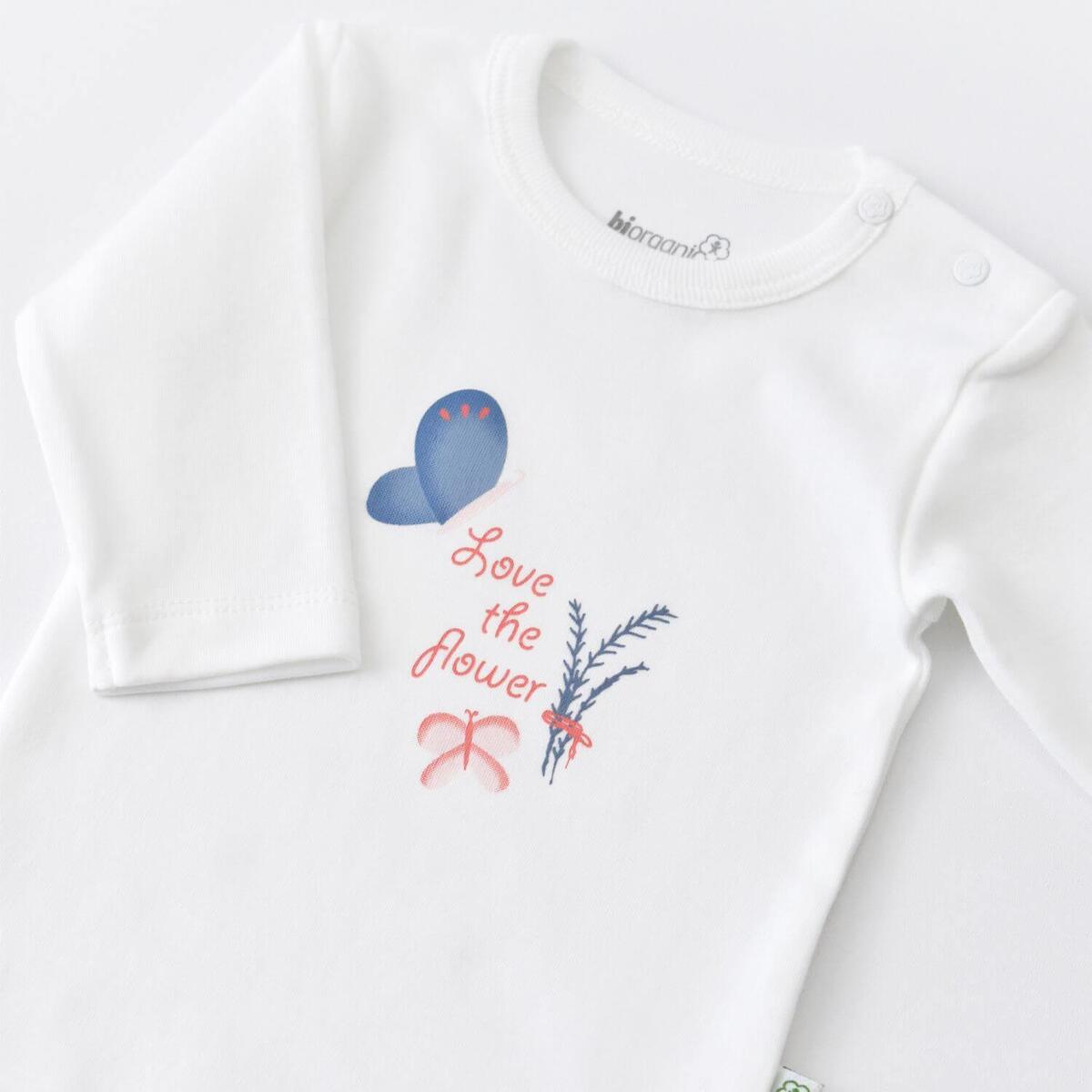 Bibaby Organik Body Wild Flowers Ekru