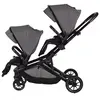 Prego 2420 Ibiza Plus I-Size Travel Sistem İkiz Bebek Arabası Gri