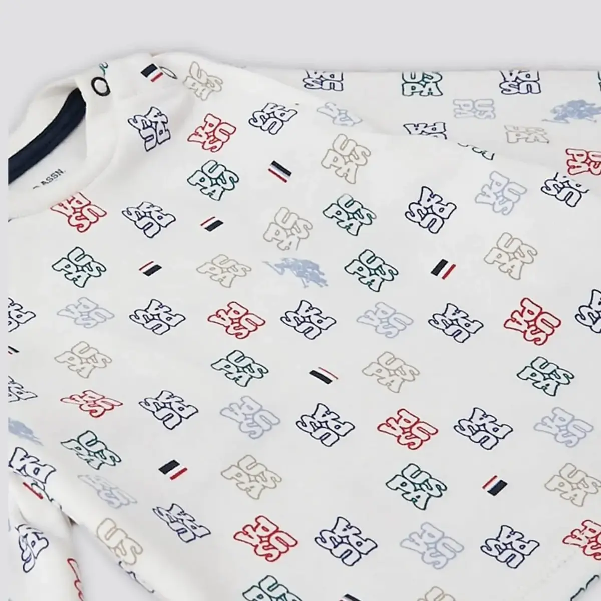 U.S. Polo 2li Takım Uzun Kol Krem