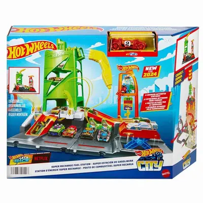 Hot Wheels Elektrikli Araç Şarj İstasyonu Oyun Seti