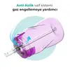 Mamajoo Akıtmaz Pipetli Bardak 270 ml Mor