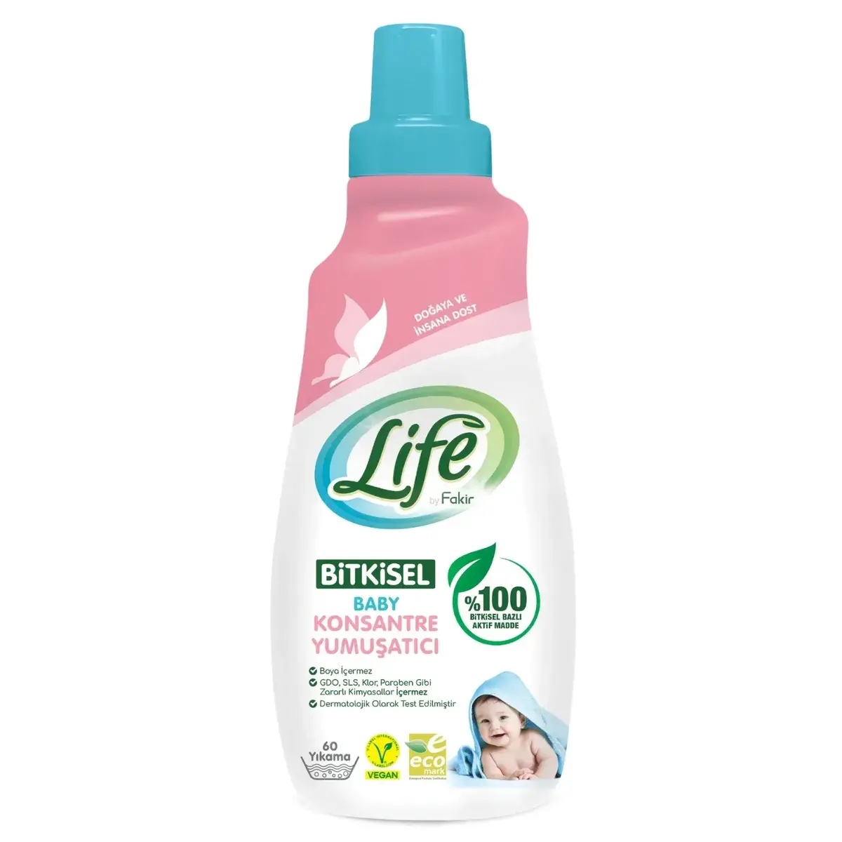 Life by Fakir Baby %100 Bitkisel Konsantre Yumuşatıcı 1500 ml 