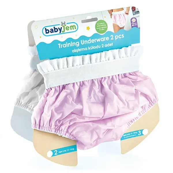 Babyjem Alıştırma Külodu 2li Pembe