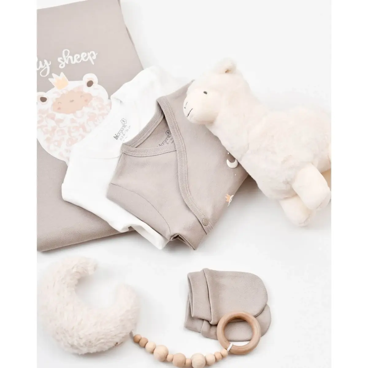 Bibaby Organik Hastane Çıkışı 10lu Curly Sheep Bej