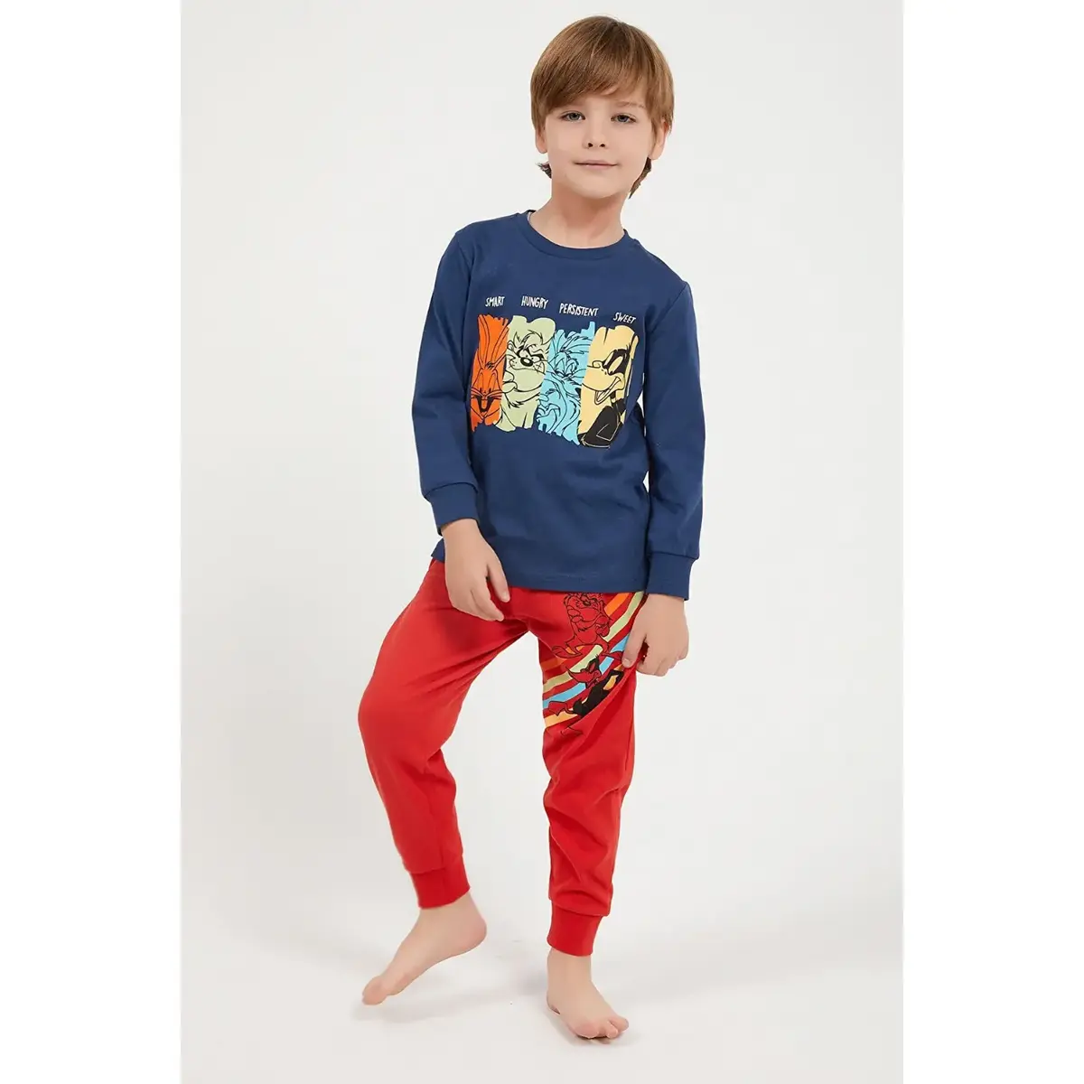 RolyPoly Looney Tunes Pijama Takımı Koyu İndigo