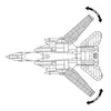 Sluban Model Bricks F14 Uçak 404 Parça