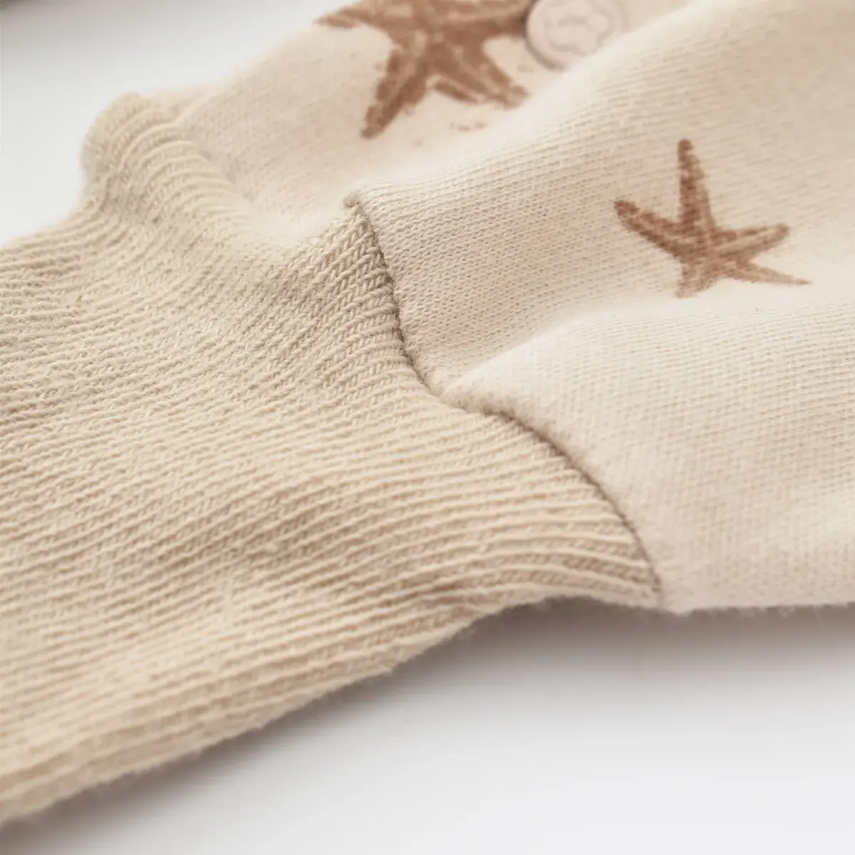 Bibaby Organik Tulum Çoraptolon Magic Starfish Latte