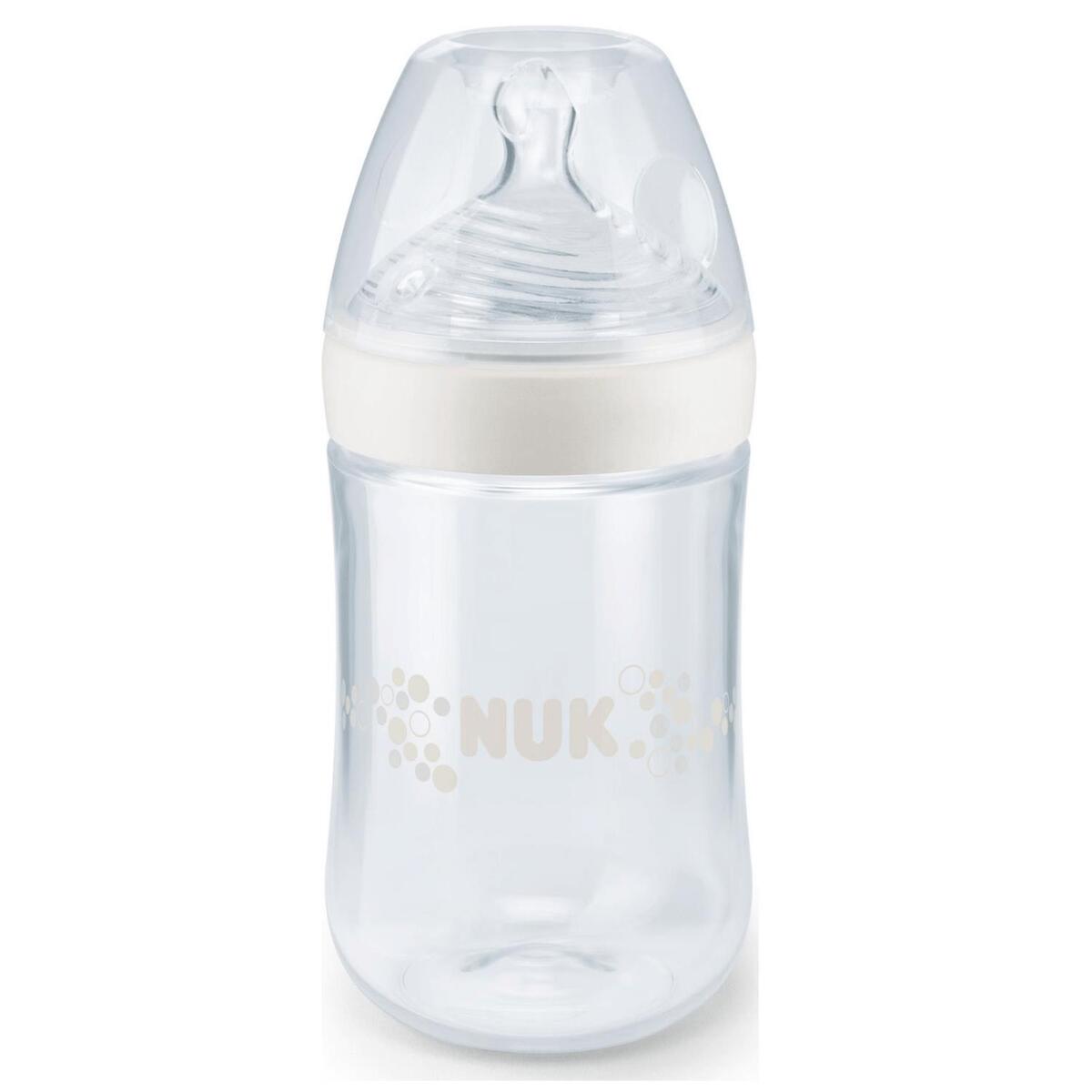 Nuk Silikon Emzikli Nature Sense PP Biberon 260 ml Beyaz Nuk Silikon Emzikli Nature Sense PP Biberon 260 ml Beyaz