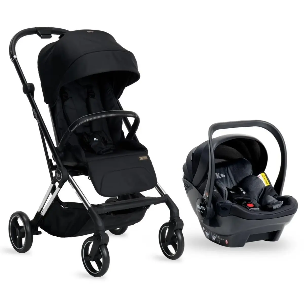 Kraft Tokyo 360 Travel Sistem Bebek Arabası Black Kraft Tokyo 360 Travel Sistem Bebek Arabası Black