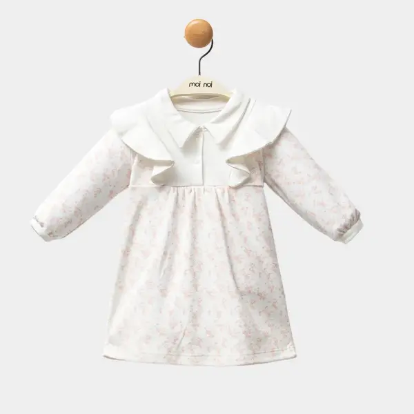 Moi Noi Elbise Desenli Flowers Somon