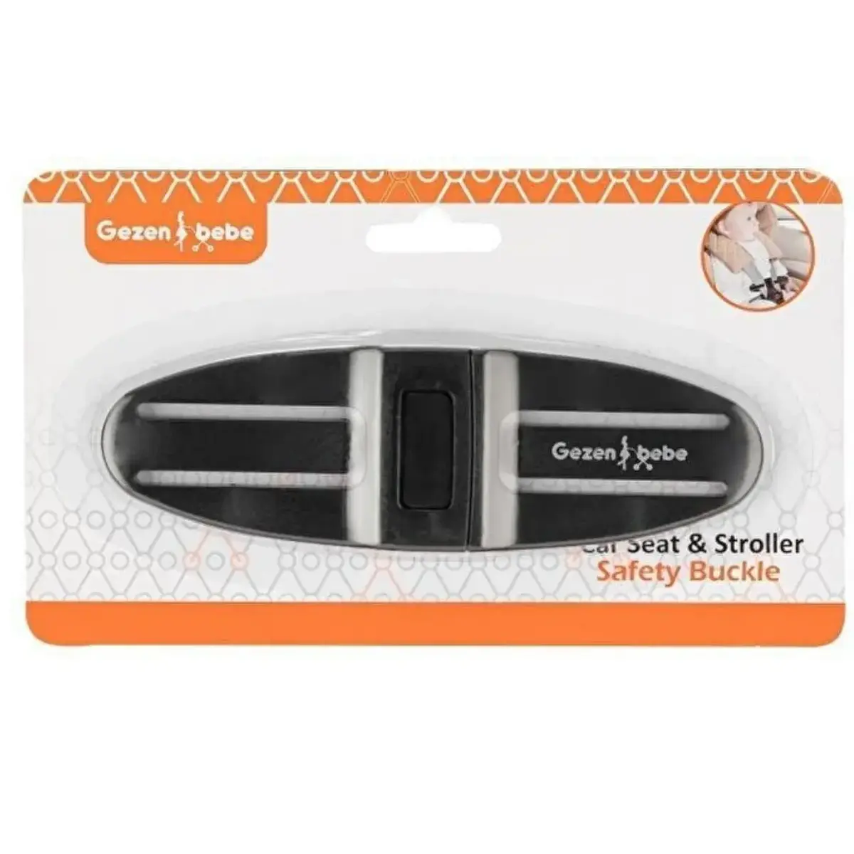 Gezenbebe Bebek Emniyet Kemer Klipsi Black