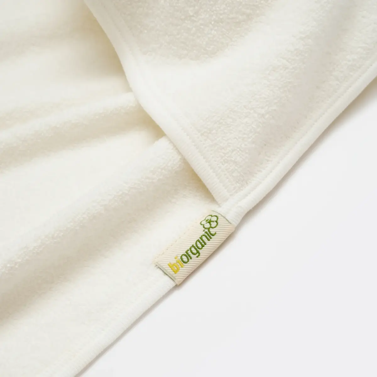 Bibaby Organik Havlu Örme New Chick Beyaz - Sarı