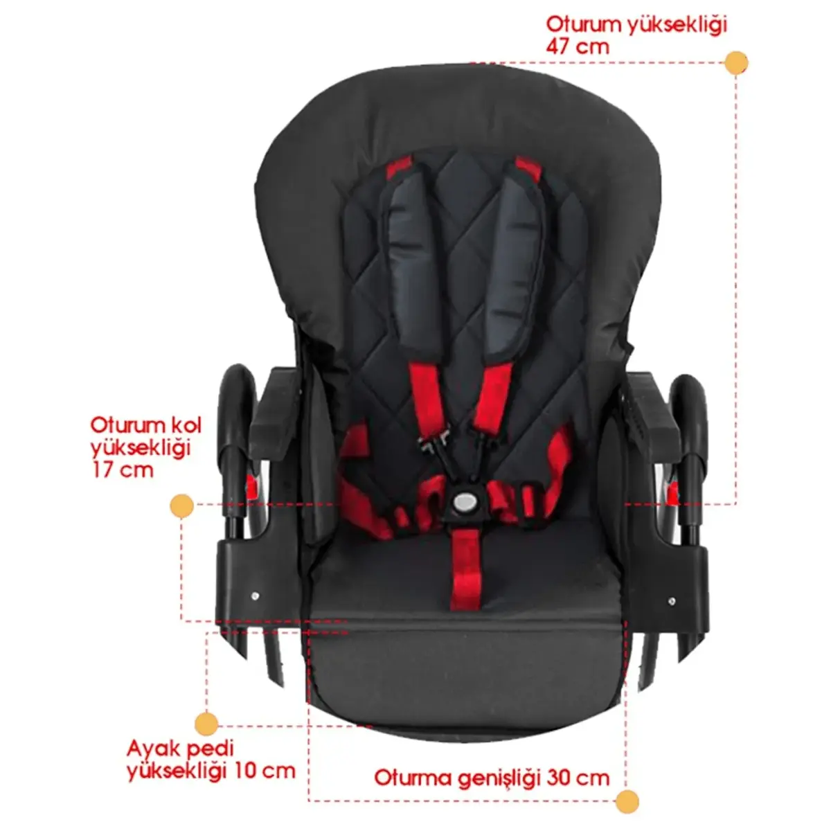 Baby Care Multiflex Mama Sandalyesi Siyah